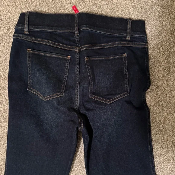 SPANX Blue Flare Wide Leg Jeans - Picture 5 of 8